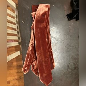 Revelry Terracotta Velvet Tie